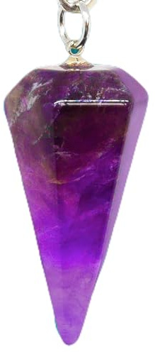 Vibratis Edelstein Amethyst Pendel - Quartz Esoterik Pendel