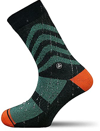 VERJARI® Chaussettes Imperméables Respirantes et Chaudes pour Homme et Femme - Running, Trail, Vélo, VTT, Randonnée, Ski, Activités Outdoor | En fibre de Bambou | Courtes - Vert