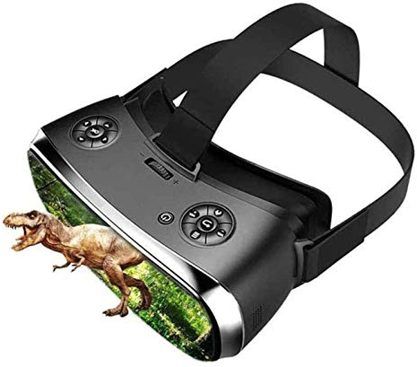 SHHYD VR Casque Supporte WiFi, Casque De Réalité Virtuelle 3D 2G / 16G, IPS 5,5 Pouces, 4K HD 3D VR Virtuelle Lunettes pour Les Films 3D Jeux Vidéo