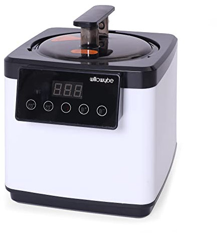 WILLOWYBE Portable Personal Steam Sauna for Home Spa Steamer Pot with Bluetooth Control