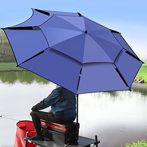 Angelschirm Sonnenschutz Outdoor, Wasserdichtes Schattentuch, Wetterfest, Kühl, 360° Rotationsverstellung, Sonnenschirm für Camping, Sonnenschirm Bogenlänge 200/220/240cm Good
