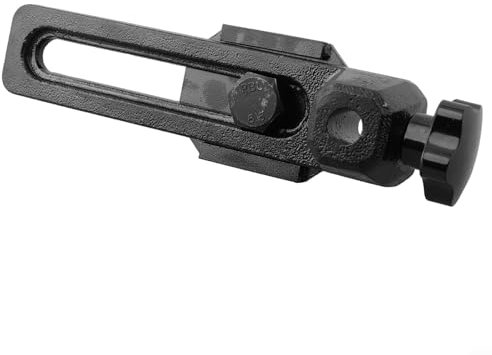 DAZZLEEX Porta attrezzi per tornio per la lavorazione del legno, base in ghisa, quadrata, regolabile, per piccoli torni da 16 mm/20 mm/25 mm (25 mm)