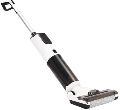 gegeweeret Nass Trockensauger, Kabelloser Nass Trocken Staubsauger,3-in-1-Reinigung Staubsauger und Mopp,9,95kpa/14,2kpa Saugleistung,visuelle LED-Bildschirm mit Sprachansage