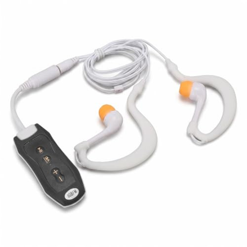 Lettore MP3 Subacqueo Impermeabile, Auricolari in Streaming con Suono Superiore per Nuoto, Immersioni, Corsa, 8 Ore di Riproduzione, Nero