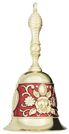 GmeDhc Gsrhzd - Campana da tavolo classica, in metallo, per scuola, cena al ricevimento, servizio alberghiero, preghiera per meditazione