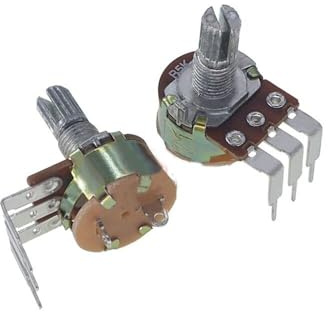 5 Stück WH148 3-polig mit Schalter 5/10/50/100/500/B5/B10/B100/B500K Potentiomet
