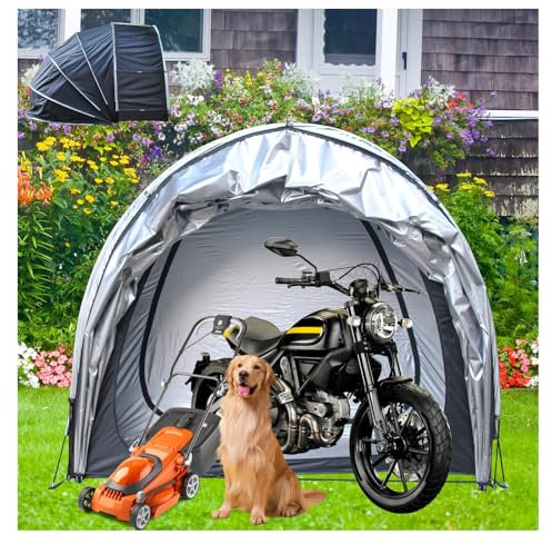 Bicycle tent forBike Storage Cover Tent Scooter Shelter， 2 in 1 Bike Storage Tent for 2/3/4/5 Bikes or 1 Motorcycle Outdoor Storage Shed Bike Tent