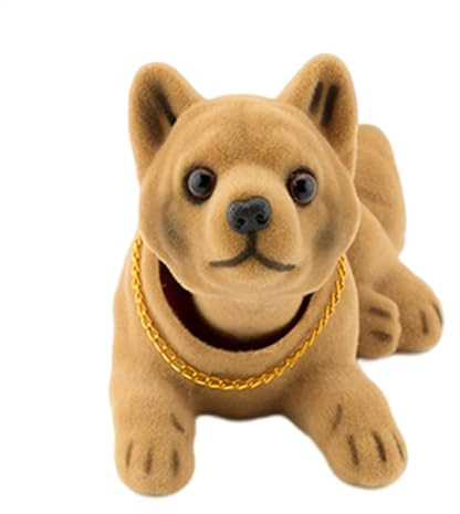 Generic Nodding Dog Ornament - Shaking Head Shiba Inu Decor | Dashboard Car Interior Home Office Desktop Ornaments