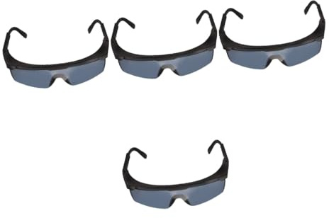 Angoily 4piezas Gafas De Soldar Protección Ocular Anti-rayos Luz Fuerte Gafas De Seguridad Para Trabajos De Soldadura Diseño Ligero Y Duradero Para Cortes Y Operaciones De Desgaste