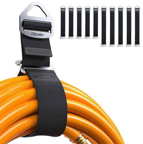 Lot de 10 Organisateurs de Câbles d'extension à Une Main [Serrage en 1S par Gravité], Support de Rangement pour Câbles, Outils pour Garage, Atelier, RV, Idée Cadeau pour Homme, Mari, Père