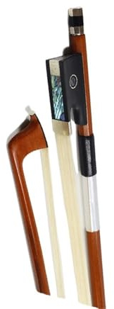 Geigenbogen zum Spielen Brasilianischer Geigenbogen aus rotem Sandelholz natürlicher Schachtelhalm Geigenbogen Bogenstange(1/8)