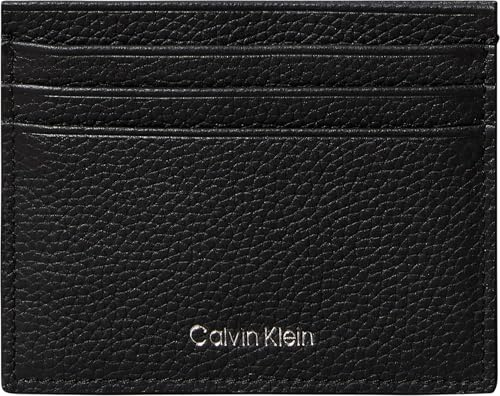 Calvin Klein Men's FOIL Emboss EW Card CASE LV04D1060G Cardholder, Brown (CK Dark Brown), One Size, Braun (Ck Dunkelbraun), Einheitsgröße