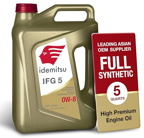 Idemitsu IFG 5 0W-8 Fully Synthetic Engine Oil (5 Quart)