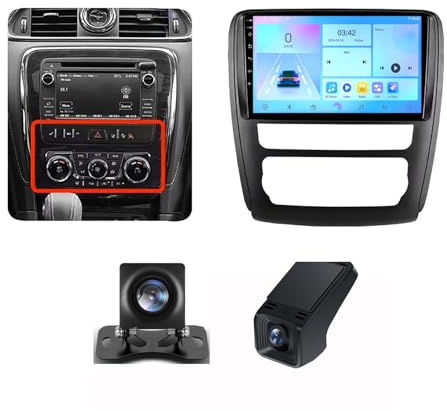 9 Inch Android 13 Car Stereo Radio Player for Buick Enclave 2014-2018 Built-in 4G 5G WIFI Wireless Carplay Android Auto GPS Navigation DSP RDS FM DAB+ Radio BT 5.0 + DVR(B,NF-7)