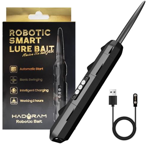 Roboter Smart Lure Bait Fishing Electric Lures USB Rechargeable Wobbler Swimbait Fishing Tackle Lifelike Action for Barsch, Forelle, Hecht, Lure Zombie Fish & Dead Fish Revival Tech Freshwater