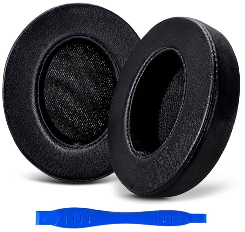 Aurivor Studio 3 Replacement Ear Pads for Beats Studio 3/2 Headphones, Cushions Earpads with Genuine Lambskin Leather, Softer Memory Foam, Stronger Adhesive (Lambskin-Black)