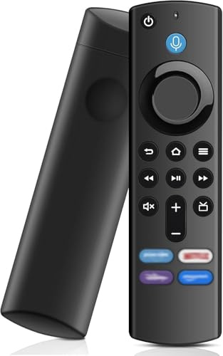 Mando a Distancia de Repuesto por Voz,Mando a Distancia de Repuesto con función de Voz,Adecuado para AMZ fi-re S-ti-CK TV 2nd Gen & 3rd Gen & 4K & Lite, Adecuado para Smart TV Cube 2/3nd Gen (AAE022)