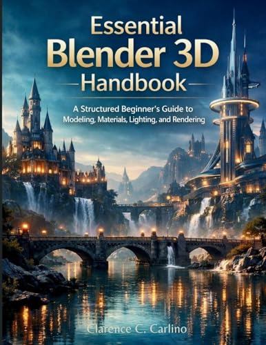 Essential Blender 3D Handbook: A Structured Beginner’s Guide to Modeling, Materials, Lighting, and Rendering: 4 (techflow library)