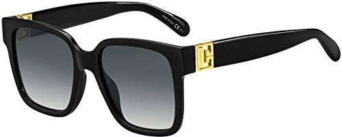 Givenchy Unisex Gv 7141/g/s Sunglasses, 807/9O Black, 53