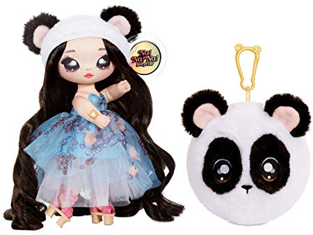 Na Na Na Surprise Muñeca de Moda 2 en 1 y Monedero de Felpa, Coleccionable, Serie 4, Joli Joyful