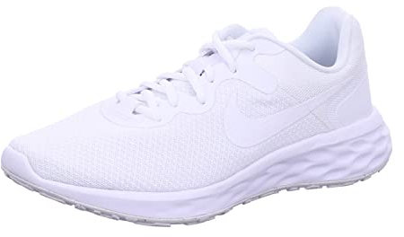 Nike Revolution 6 Straßenlaufschuh für Herren, White/White-White, DC3728-102, 44.5 EU (10.5 US)