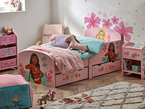 Disney Princesses Bett mit Holzschubladen