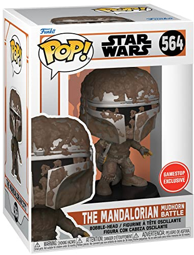 Pop! Star Wars 564 The Mandalorian Mudhorn Battle Exclusive