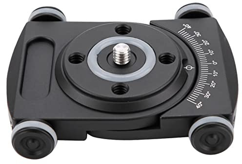 KOSDFOGE Camera Slider, Camera Table Dolly, Fy 01 Table Top Dolly Car Roller Desktop Video Rail Track Slider DSLR Rig Film Camera, with 360 Degree Swivel.