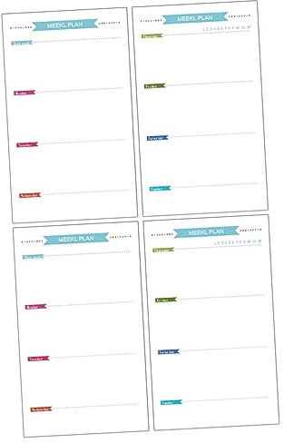 Ciieeo 2 Sets Große Papiernachfüllungen Für Notizbuchplaner Wochenplaner-nachfüllungen Ordner-nachfüllpapier 6-loch-liniertes Papier Glatt Zum Schreiben 40 Blatt * 2