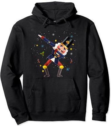 Dabbing Nutcracker Christmas Costume Nutcracker GIft Kids Pullover Hoodie