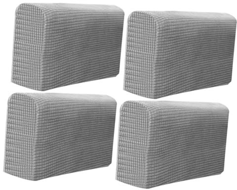 TOPPERFUN 2pares Funda para Reposabrazos De Sofá Elástica De Protectores De Polipiel para Brazos De Sofá y Sillas Fundas para Reposabrazos