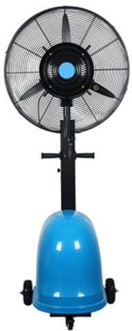 Lata de alta potencia que agrega manualmente un ventilador de pulverización de agua, ventilador de nebulización oscilante, ventilador de pulverización industrial con ventilador frío, ventilador de pul