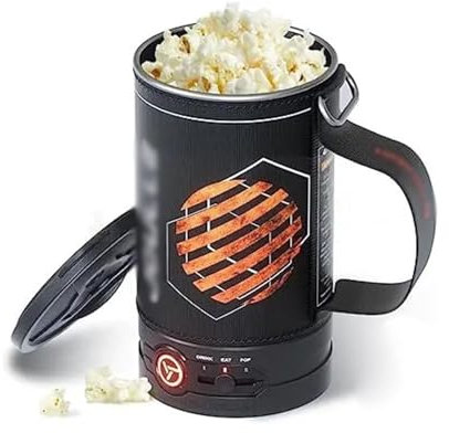 RUNZE765Z Machine à Pop-Corn Machine à Pop-Corn à ébullition Rapide, Eau Chaude, café, thé, Portable for Les Voyages, Cuisson des Aliments Possible à l'hôtel et Machine à Pop-Corn Appareil à Pop-Corn
