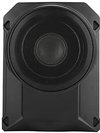 KLLJRFW Under Seat Subwoofer 600W Slim Powered Speaker High Power Low Distortion for Car o Universal Fits Under Seat