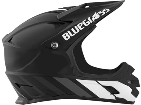 Bluegrass Fullface Helm Intox Rental, Schwarz Weiß, M, 201770056