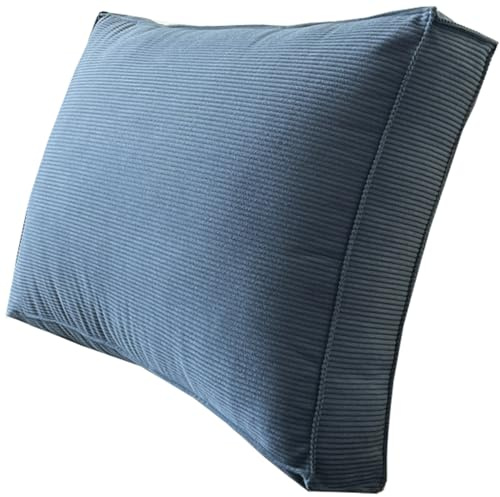 Lesekissen für Bett und Sofa Rückenkissen, 60/70/90/100cm Weiches Lesekissen, Kopfteilkissen, Rückenkissen, Lendenwirbel-/Rückenstützkissen mit Abnehmbarem Waschbar Bezug(Color 4,100x55cm/39x19in(1pc)