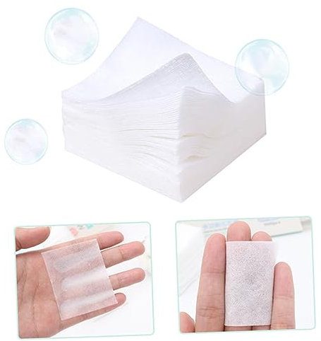 HAPINARY 1000stücke Dünne Wattepads in Kunststoffbox Vliesstoffe Für Nagellackentferner Und Make-up-entfernung Kosmetische Wattepads
