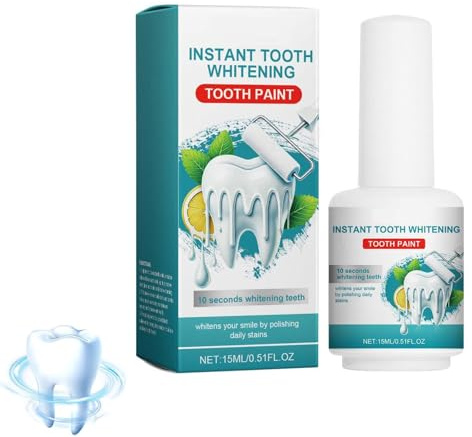 Kit per sbiancamento dentale, kit di vernice per denti bianchi, rivestimento gel per sbiancamento istantaneo, denti brillanti facili e veloci, socialmente sicuri (1)