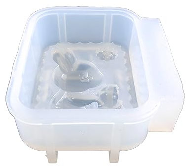 Molde colgante 3D de silicona para jabón, yeso, chocolate, pasteles, pasteles, yeso, arcilla