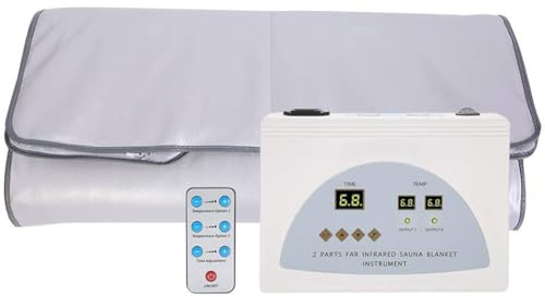 Manta De Sauna De Infrarrojos Lejanos Manta Adelgazante Máquina De Terapia For Bajar De Peso Desintoxica Reduce El Exceso De Grasa Corporal Y Alivia La Fatiga Física