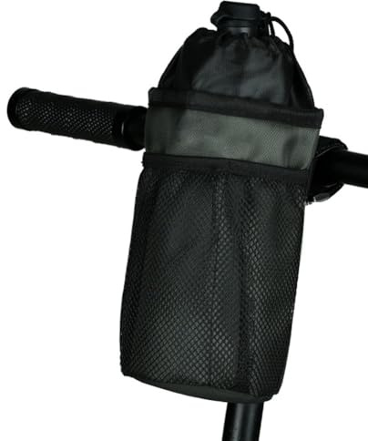 NbgrvB Sac isotherme pour bouteille d'eau de vélo, sacoche thermique imperméable avec 3 couches anti-chocs, convient aux bouteilles de 7 cm, léger 82 g, compatible avec la plupart des porte-vélos vert