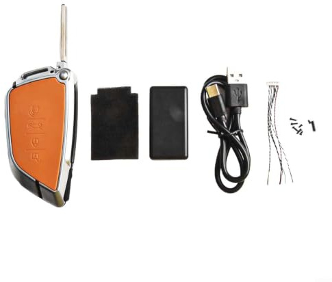 Llave de Control Remoto LCD Inteligente para Coche, Sistema de Entrada sin Llave, Marco de Metal, 750 mAh, Bloqueo automático para desbloqueo, Contacto con el Propietario en Caso de pérdida