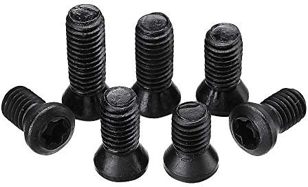 TuToy Suleve™ M5Ct1 50Pcs M5 Insert Torx Screw Carbon Steel For Ersetzt Carbide Inserts Cnc Lathe Tool - 14mm