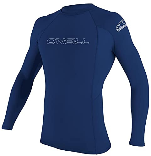 O'Neill Herren Basic Skins L/S Guard Rash Vest, Navy, L EU