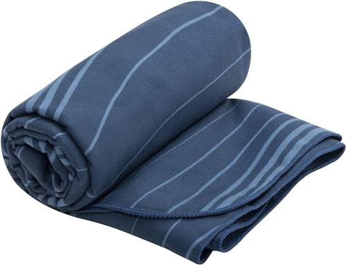 SEA TO SUMMIT - Drylite Towel Reisehandtuch - Mikrofaser Strandtuch - Superweich & Samtig - Saugfähig & Schnelltrocknend - Aufhänger & Tasche