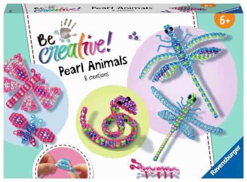 Ravensburger BeCreative Perlentiere - Bastelset ab 6 Jahre