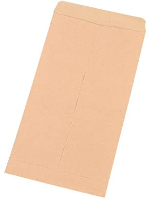 300 Stück Kraft Umschlag Klein Kraftpapiertüten Mini Papiertüten, Flachbeutel Kraftpapiertüten Schmuck Samentüten Candy Tüten Pralinen Kuchen Bäckereitüten Geschenkverpackung-6x10cm