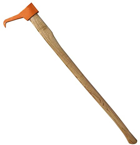 XROPURR Hookaroon/Pickaroon Logging Tool - 36 Inch wood Handle, Log Hook for Lifting Moving Firewood
