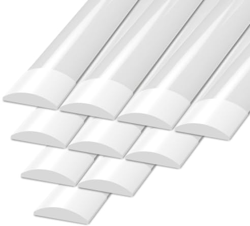 Ledvion - 10er Set, Feuchtraumleuchte LED, 150cm, IP65, 40W, 2400 Lumen, Neutralweiss, 4000K, Koppelbar, garagenbeleuchtung, werkstattbeleuchtung, kellerleuchte, deckenleuchte