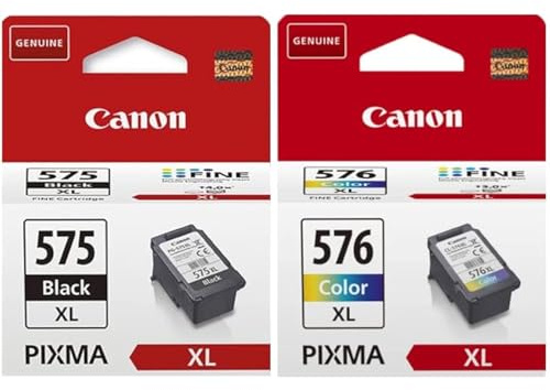 Canon Tintenpatronen PG-575XL Schwarz & CL-576XL Farbe